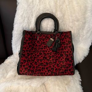 Beautiful Coach Rogue in Colorblock Suede Bag